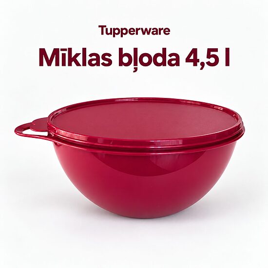 Mīklas bļoda 4,5 l – bordo (-25% atlaide)
